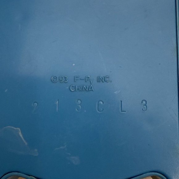 Vintage Fisher-Price Loving Family Dollhouse Blue TV Television - Picture 13 of 16